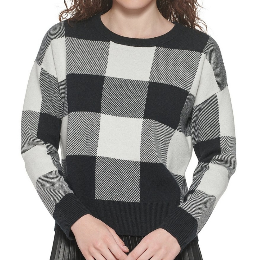 Buffalo Plaid DKNY Sweater